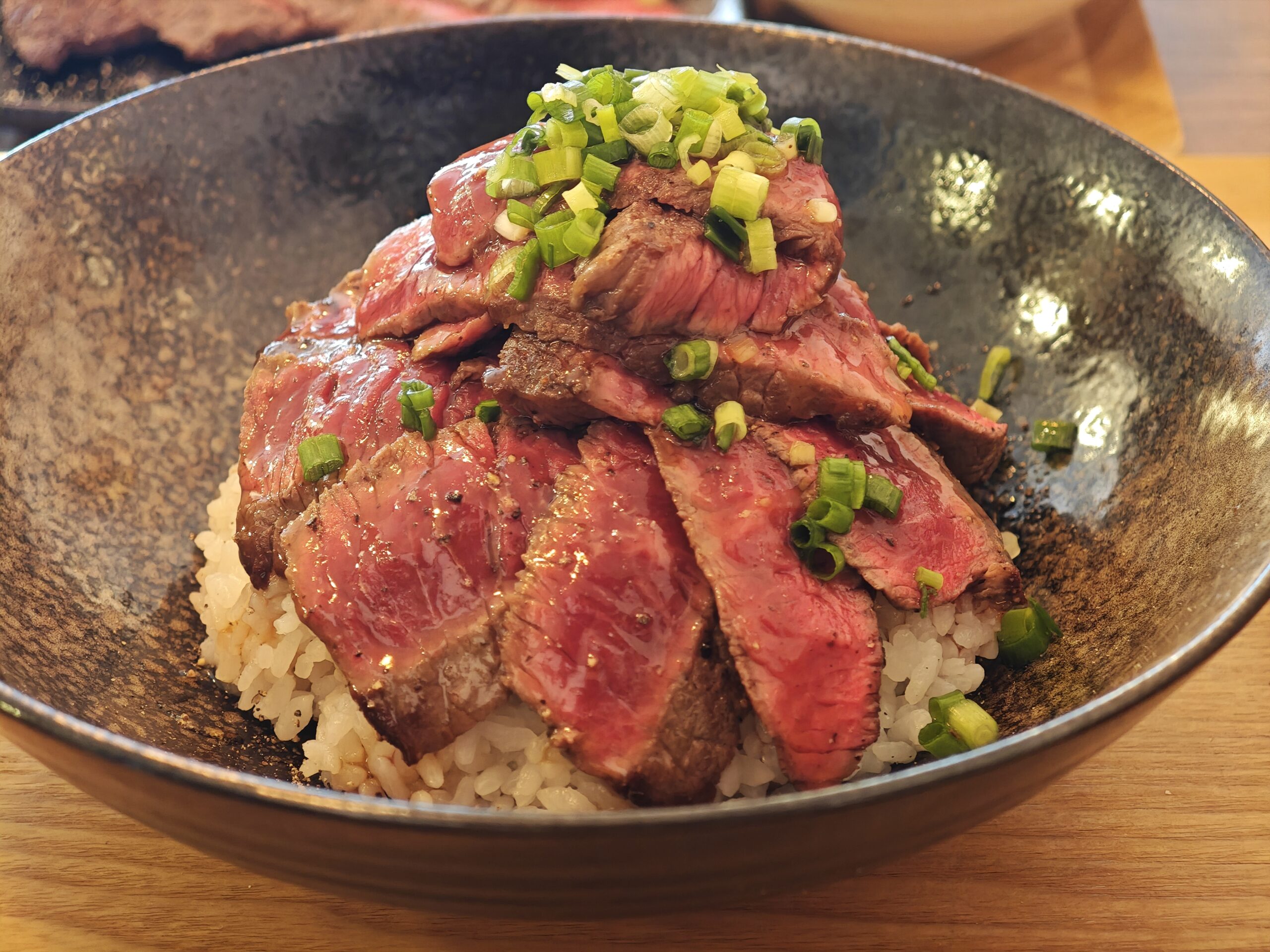 ほし乃の国産牛ステーキ丼