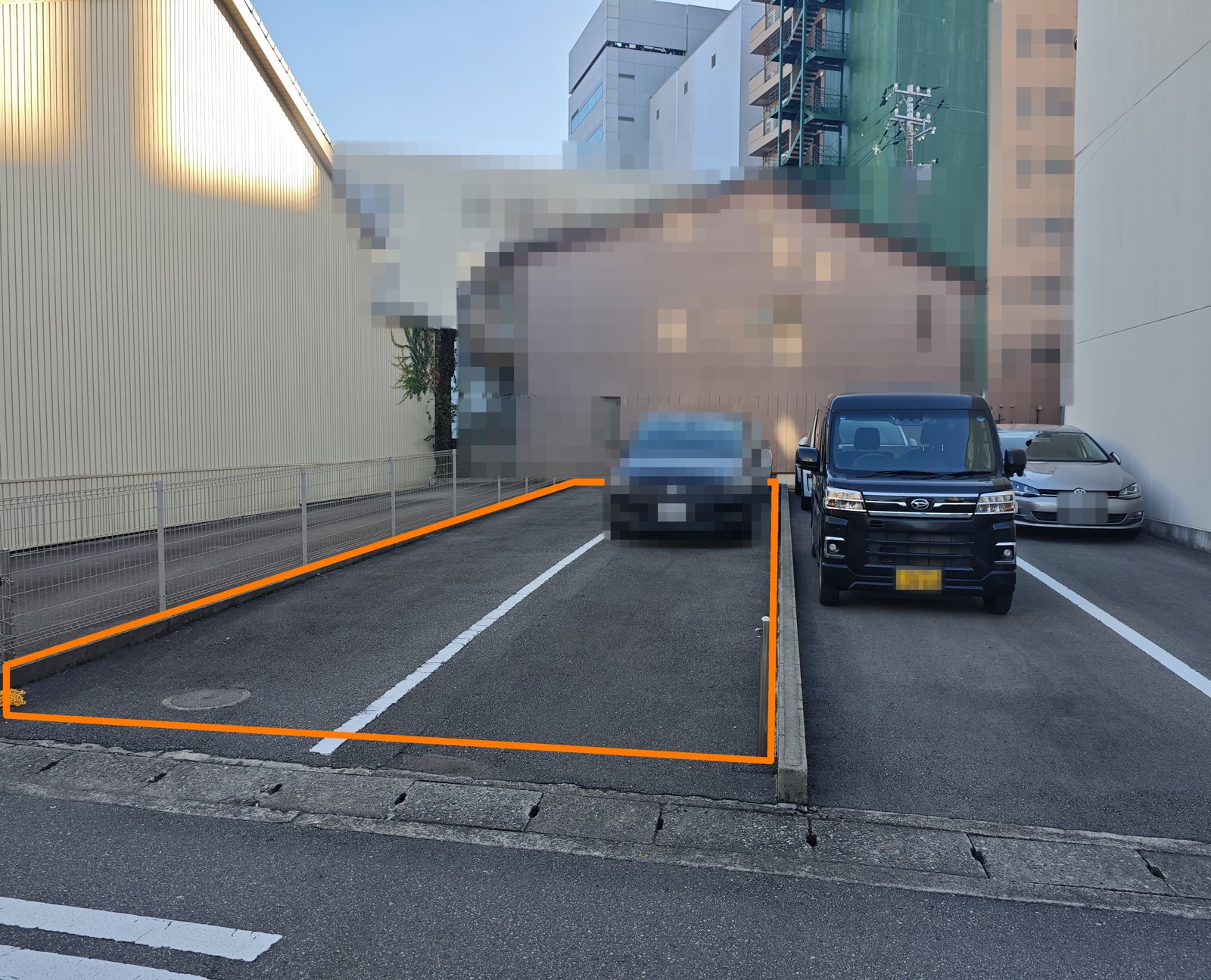 Cafe ri-riの駐車場