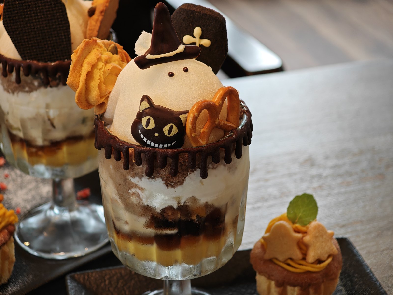 cafe spielのハロウィンパフェ