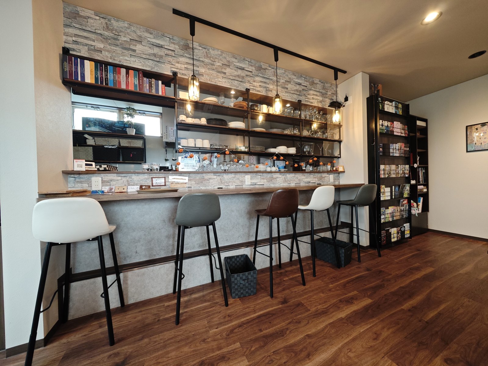 cafe spielのカウンター席