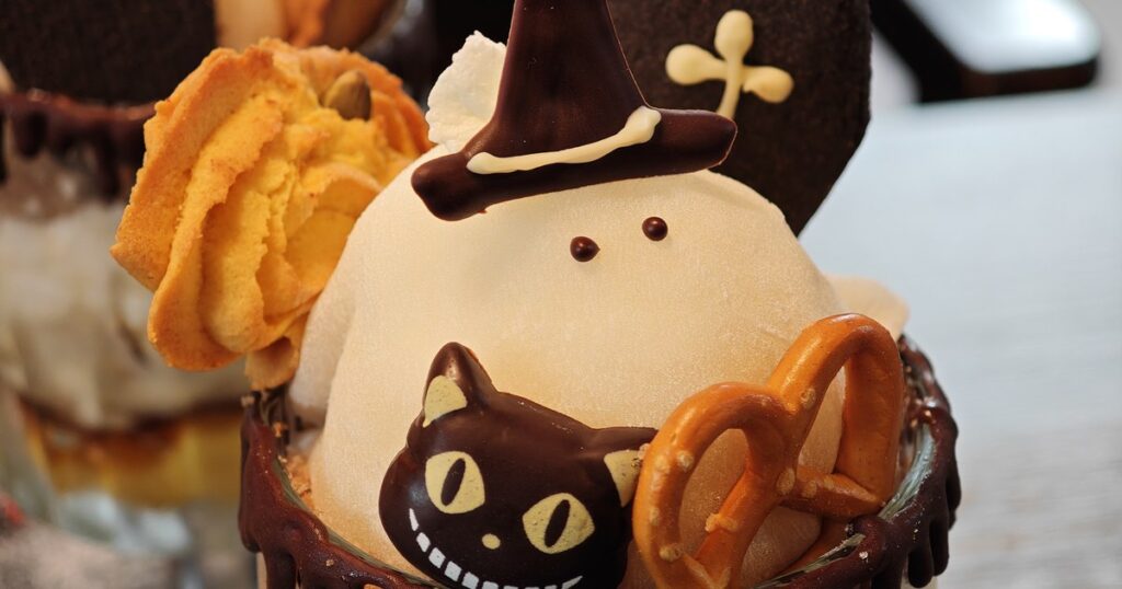 cafe spielのハロウィンパフェ