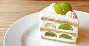 千senのシャインマスカットのショートケーキ