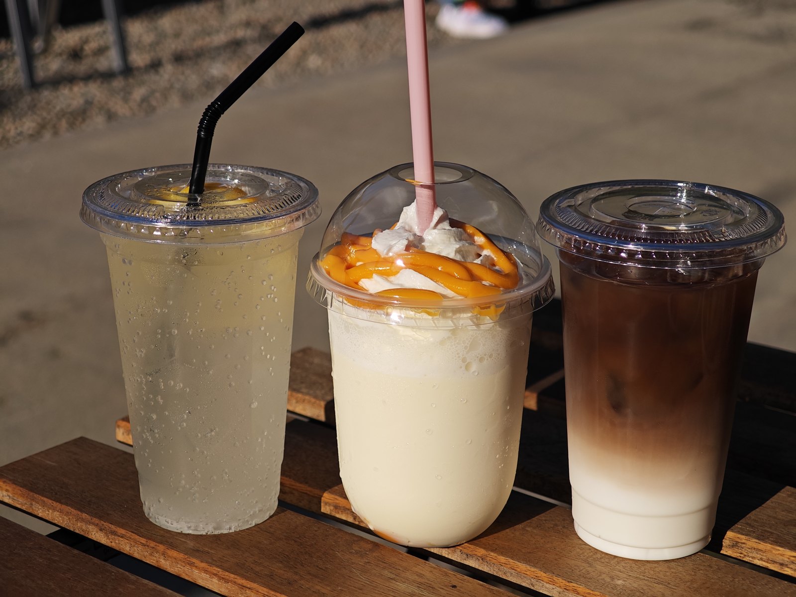 チーズフラッペとドリンク
