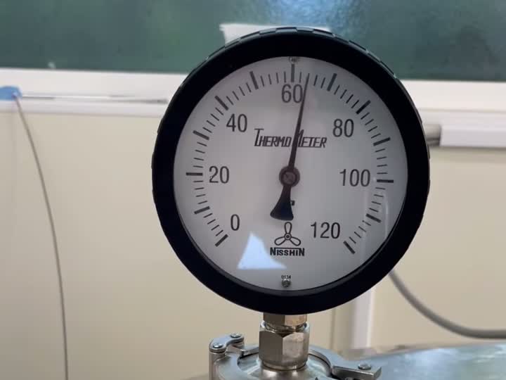 63℃で30分、じっくり殺菌